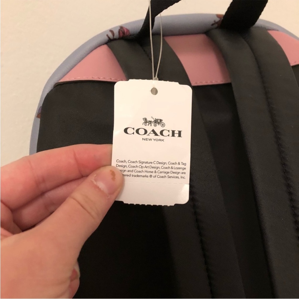 Disney X Coach Medium Charlie Backpack In Signature Canvas With Sleeping Beauty